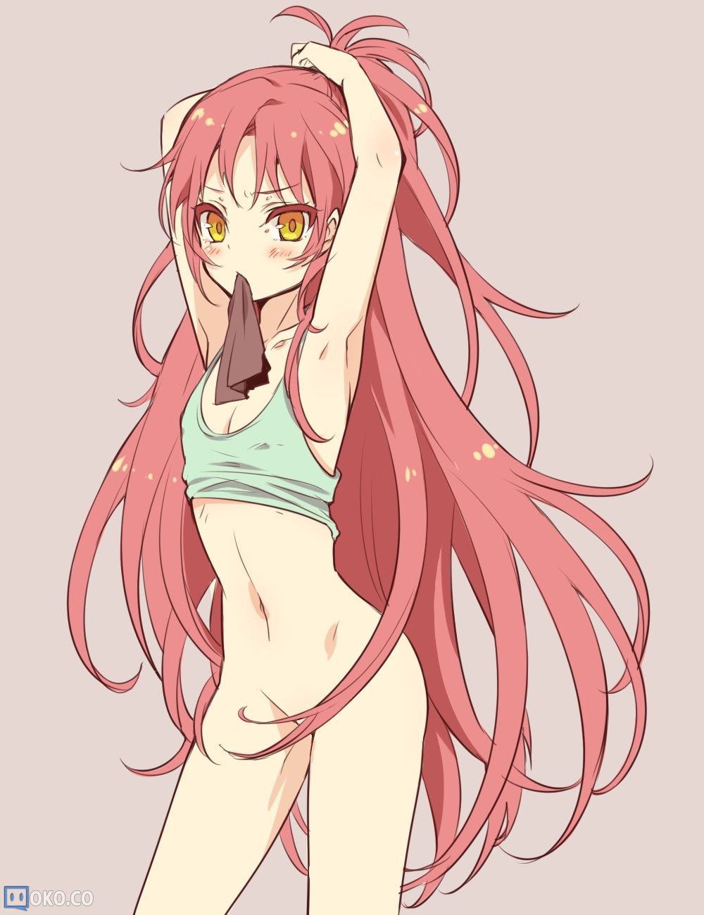 yande.re 278465 bottomless cleavage loli puella_magi_madoka_magica sakura_kyouko.jpg