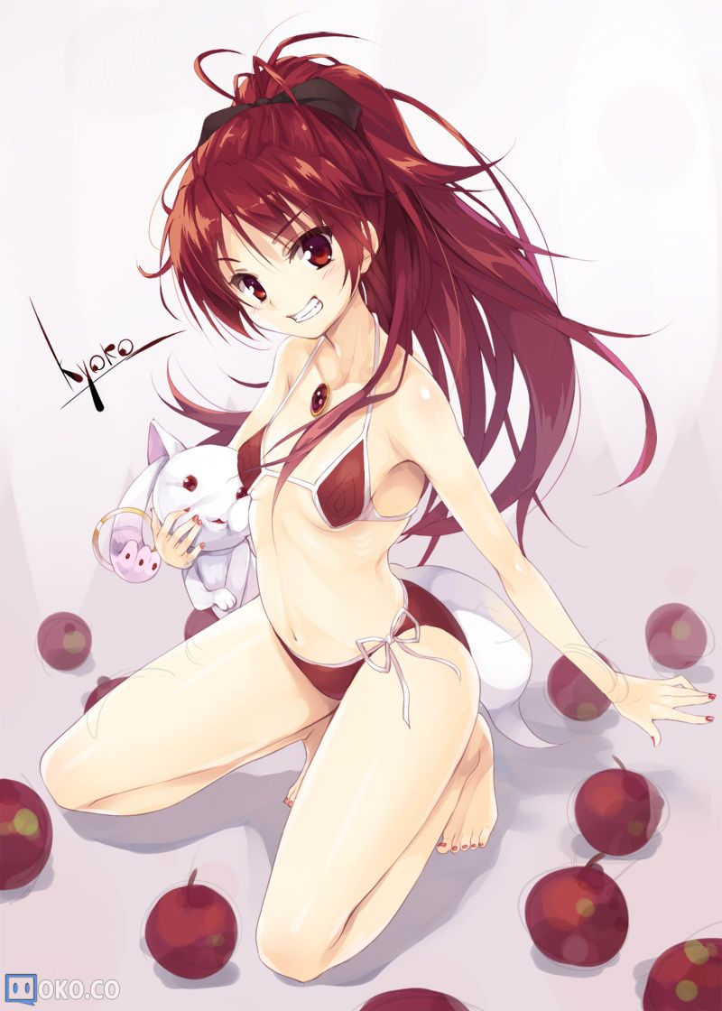 yande.re 280163 bikini loli puella_magi_madoka_magica sakura_kyouko senji swimsuits.jpg