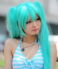 《Vocaloid》初音未来 条纹吊带 清凉一夏 (by 瘾卿)[28P]