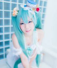 【百度亲传】Hatsune miku Cosplay_Sweet Magic