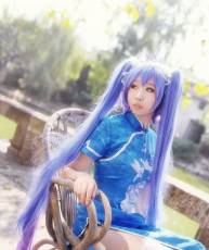 【贴图】 VOCALOID ! 初音旗袍白丝 【9P】