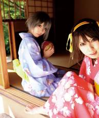 [115][亲传](C76) (コスプレ) [sparkle(水乃しろ、雪野コロ)]「Happy Blue」 ハルヒ、