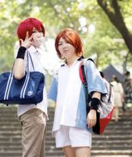 【贴图】网球王子——丸井文太×芥川慈郎—— 放课后的王子样（8P）