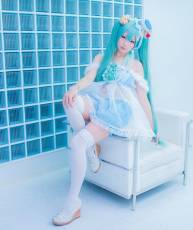 【度盘亲传】Hatsune miku Cosplay_Sweet Magic