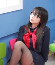 COSPLAY  -  制服眼镜娘+怪物猎人