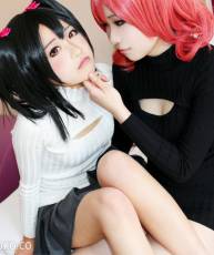 love live 开胸毛衣篇！ 希X妮可X真姬（8P）