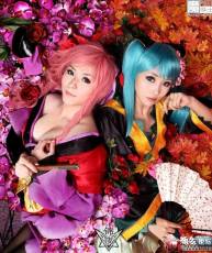 性感黑丝！青行灯《初音未来》华丽COS[11P]